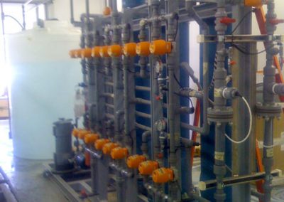Full-scale ion exchange plant for rhenium recovery based upon Chemionex development (courtesy Samco Technologies)