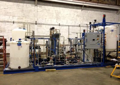 Full-scale ion exchange plant for Ga-In-Sn/HCl separation based upon Chemionex development (courtesy Samco Technologies)